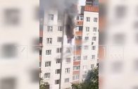 Спасаясь от пожара мужчина выпрыгнул из окна 7 этажа