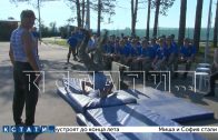 Герой России встретился с воспитанниками лагеря «Хочу стать десантником»