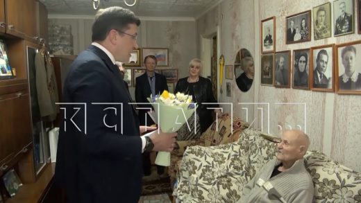 Губернатор Нижегородской области вручил памятные медали ветеранам ВОВ Лысковского района