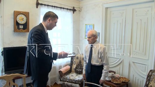 Медаль в честь 80-летия Победы вручили 101 летнему ветерану