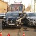 Разогнавшийся трамвай, водитель которого не затормозил, протаранил 4 автомобиля
