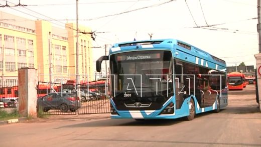 Новые троллейбусы выйдут на маршрут, который свяжет два района Нижнего Новгорода