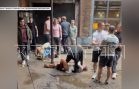 Охранники клуба за волосы выволокли девушек из клуба и избили на улице