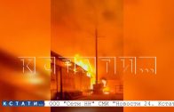 Пожар под ЛЭП, спровоцировал короткие замыкания, которые привели к пожарам в многоквартирных домах