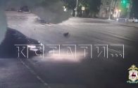 После ДТП на скорости, автомобиль выбросило на остановку общественного транспорта, где стояли люди