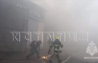 При тушении пожара из за токсичного дыма погиб пожарный