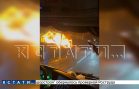 Из за перегруза водитель фуры потерял управление, врезался в газовую трубу и спровоцировал взрыв