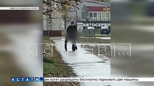 Извращенец выслеживает детей у автозаводской школы и у всех на глазах делает грязное дело