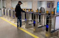 На станции метро «Заречная» установили новые турникеты для оплаты проезда