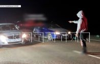 Уличный гонщик устроил состязания на дороге и на полной скорости влетел под бетономешалку