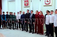 Юрий Шалабаев сегодня встречался с юными нижегородскими спортсменами