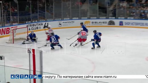 Кубок лучшего игрока месяца вручили вратарю нижегородского хоккейного клуба «Торпедо»