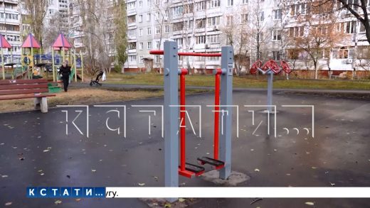 В Нижнем Новгороде завершаются работы по благоустройству дворовых территорий