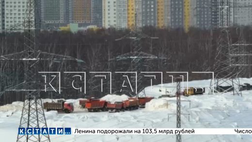 Сотни большегрузов ежедневно заваливают снегом с реагентами деревню Утечино