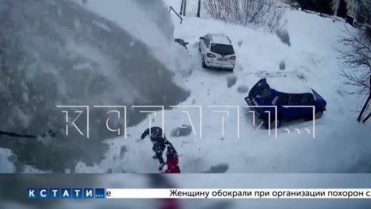 Семейная пара чудом выжила под сошедшей с крыши многотонной лавиной снега и льда