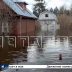 Река Санда, которая полностью обмелела осенью, весной затопила ближайшие деревни