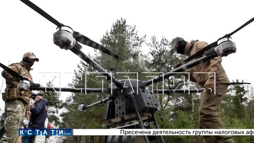 Военные учатся работать с тяжелыми дронами