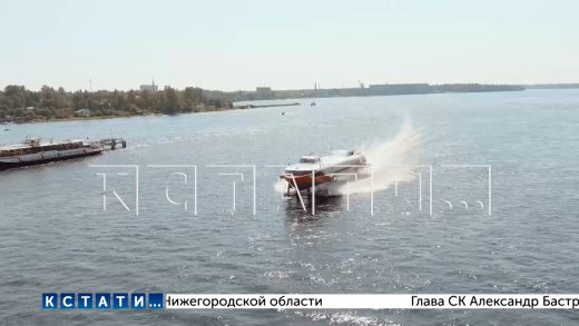 Два новых «Метеора» торжественно спустили на воду в Чкаловском районе