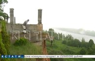 Оползень уничтожает частные дома в посёлке Новинки и подошёл уже к трассе Нижний Новгород — Муром