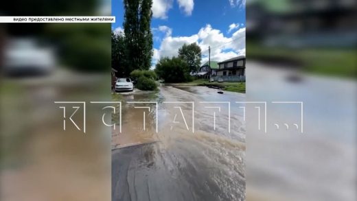 Бурные реки халатности затопили частный сектор Сормовского района