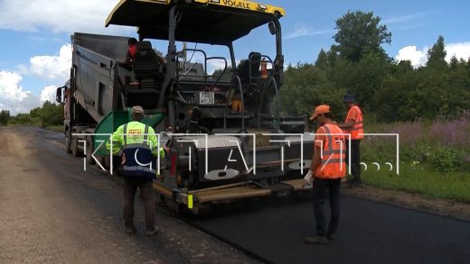 В Сосновском районе отремонтировали дорогу ведущую в деревню Гладково