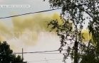Едкий жёлтый дым с химическим запахом отравляет древний и чистейший город Нижегородской области