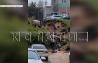 Микрорайон «Красная поляна» продолжает сползать со склона Микрорайон «Красная поляна» продолжает сползать со склона