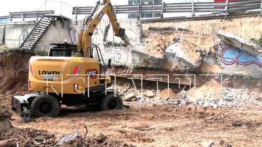 Подпорные стенки микрорайона «Красная поляна», стоящего на склоне, стали разрушаться одна за другой