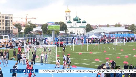 В Нижнем Новгороде после капитального ремонта торжественно открыли стадион «Динамо»