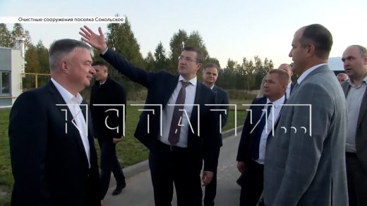 Новый отдел полиции открыл губернатор Нижегородской области в посёлке Сокольское