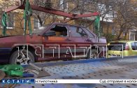 Борьба с брошенными автомобилями начата городскими властями