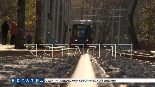 Движение трамваев после замены 8 км путей восстановлено в Ленинском районе