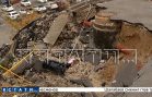 Из‑за бездействия коммунальщиков провал в микрорайоне «Красная поляна» продолжает увеличиваться Из‑за бездействия коммунальщиков провал в микрорайоне «Красная поляна» продолжает увеличиваться