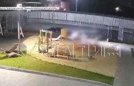 Неадекватный водитель, который гонял на машине по детской площадке и песочнице элитного ЖК, оказался