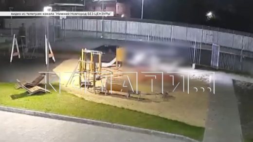 Неадекватный водитель, который гонял на машине по детской площадке и песочнице элитного ЖК, оказался