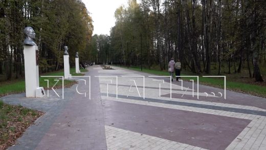 В Богородске благоустраивают парк имени Ленинского комсомола