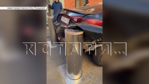 За парковку в центре Нижнего Новгорода теперь могут не только выписать штраф,но и изуродовать машину